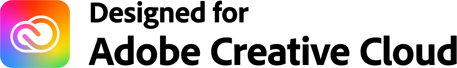 Designed for Adobe Creative Cloud