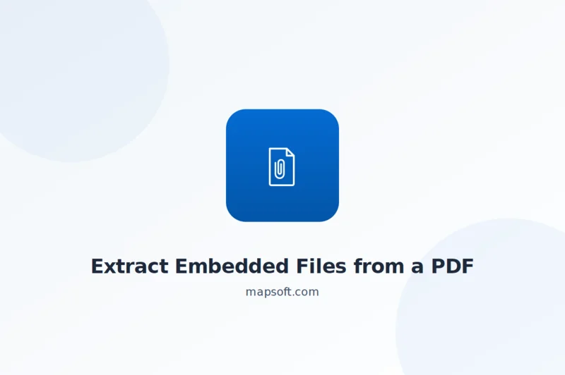 How to Extract Embedded Files from a PDF