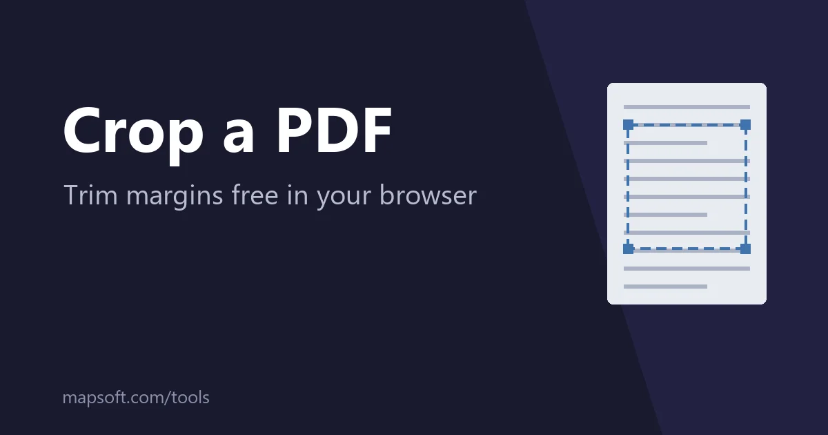 How to Crop a PDF: Remove Margins and Trim Pages Free