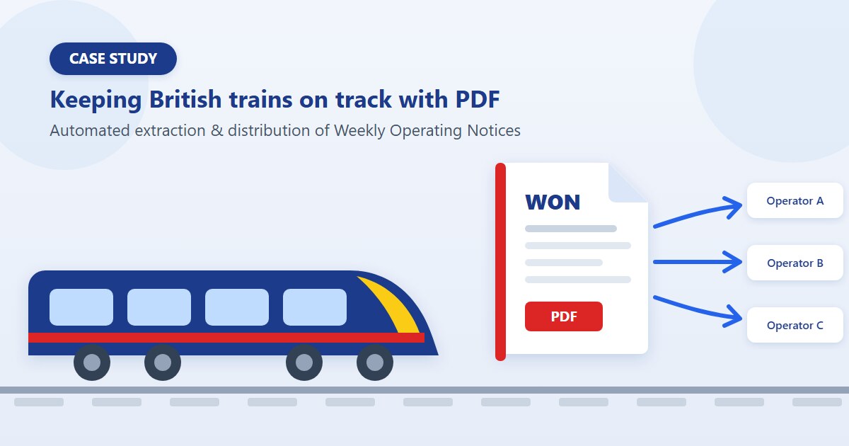 Network Rail Case Study: WONView PDF Solution
