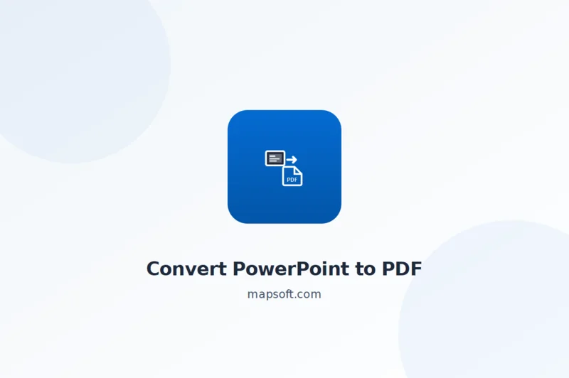 How to Convert PowerPoint to PDF