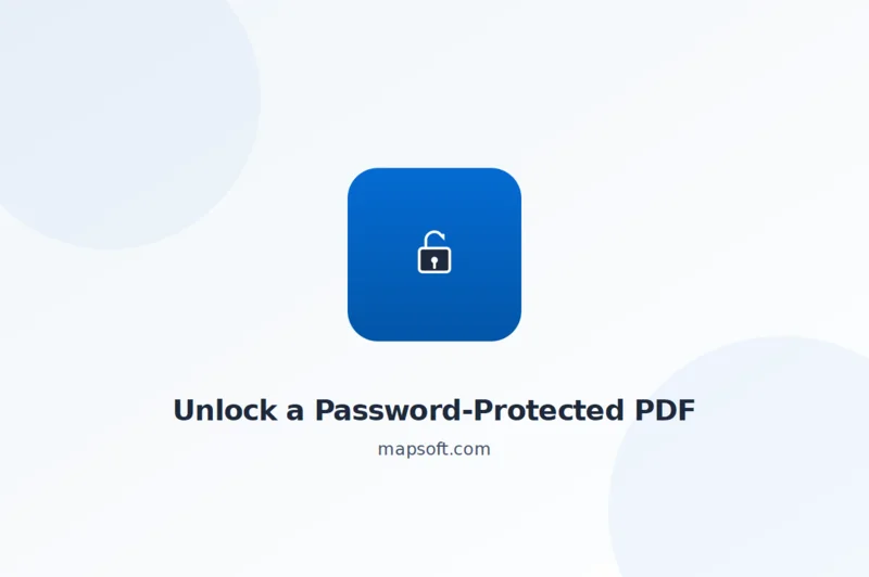 How to Unlock a Password-Protected PDF