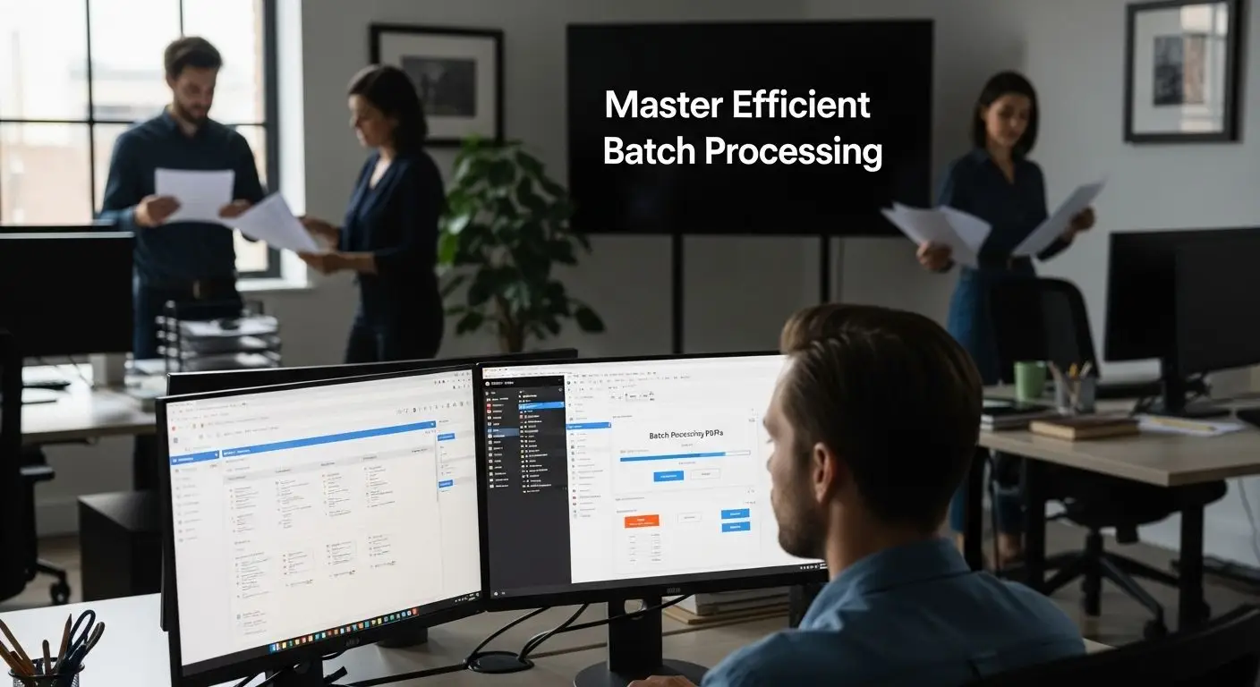 batch processing PDFs workflow