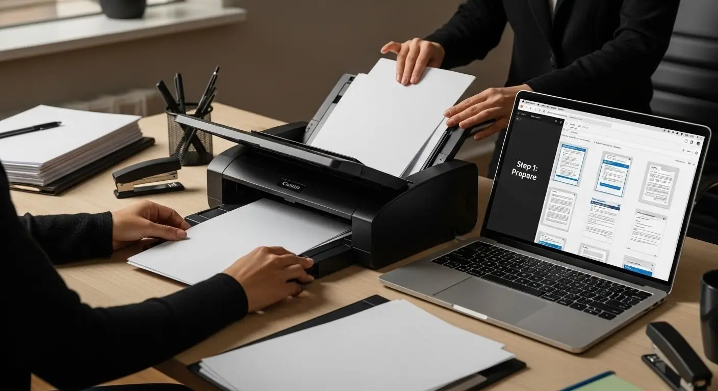 scanned document conversion process