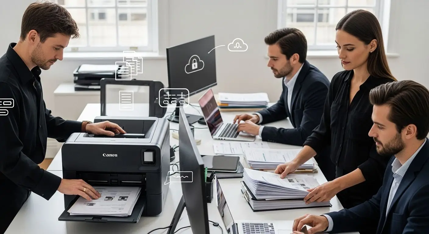 business document scanning, office workflow, team collaboration