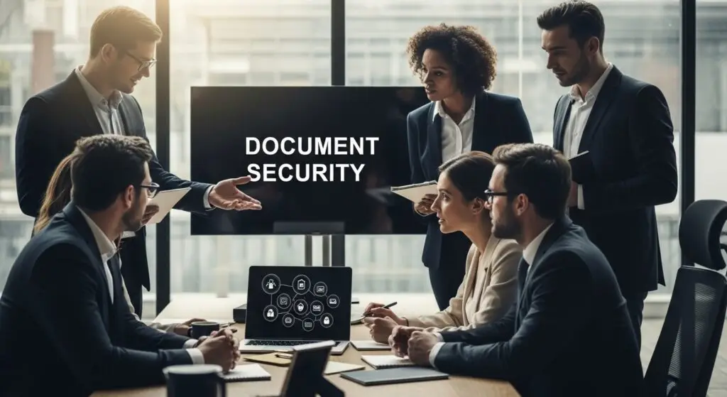 document security office teamwork