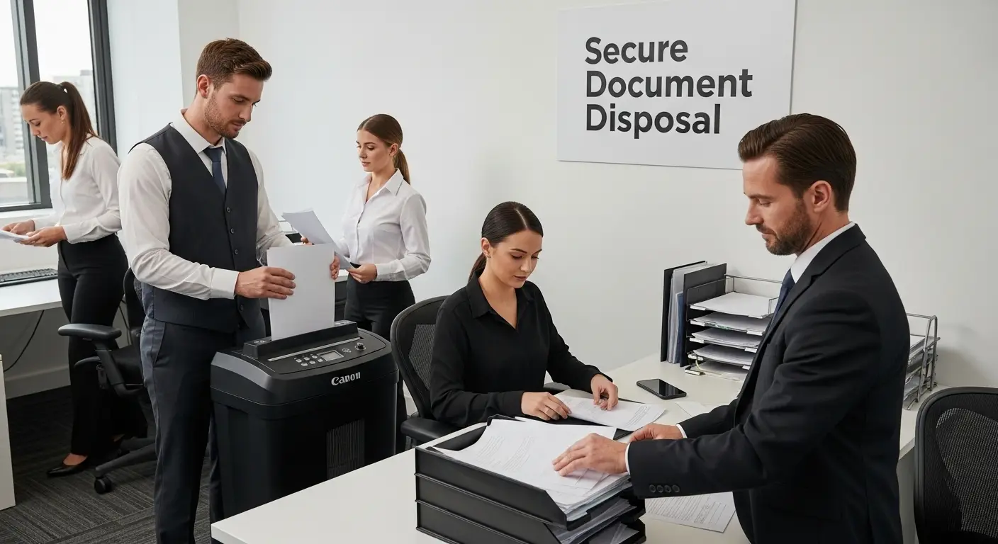 secure document disposal office