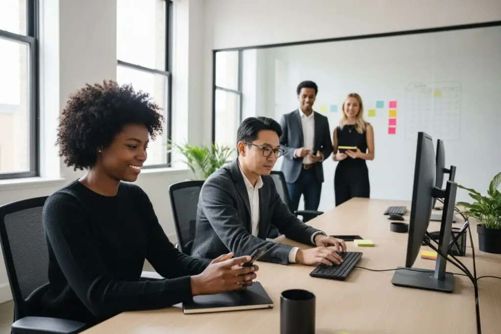 time management, productivity, office teamwork