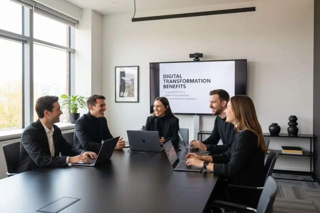 digital transformation business team