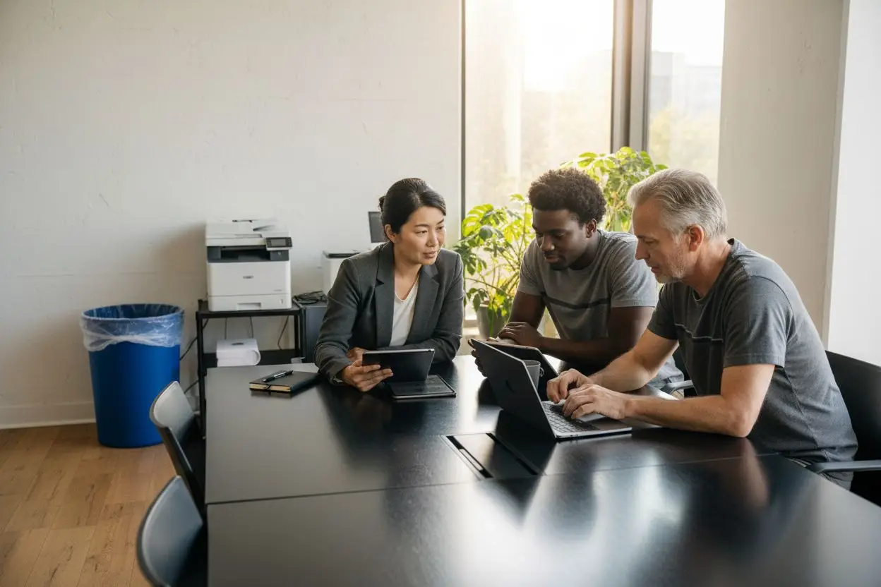 reduce paper office teamwork