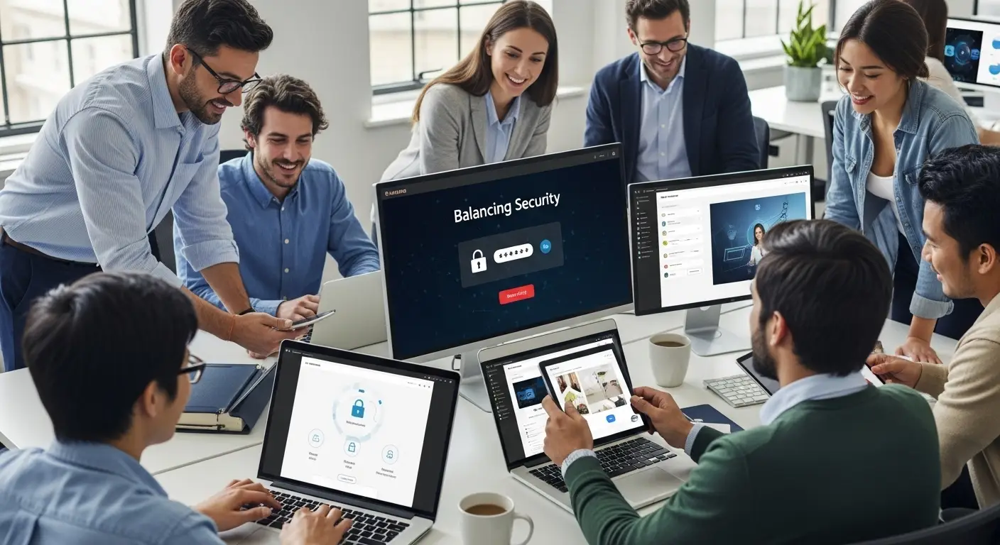 balancing security usability office