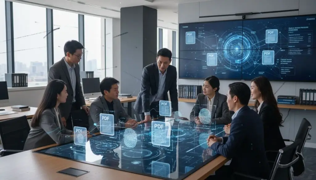 PDF metadata workflow