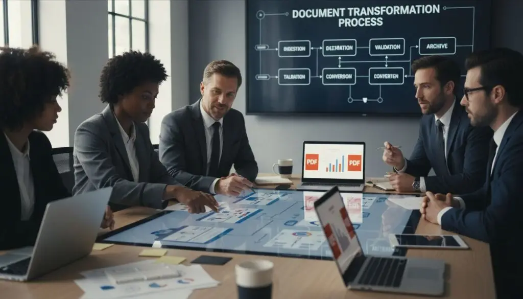 PDF conversion workflow
