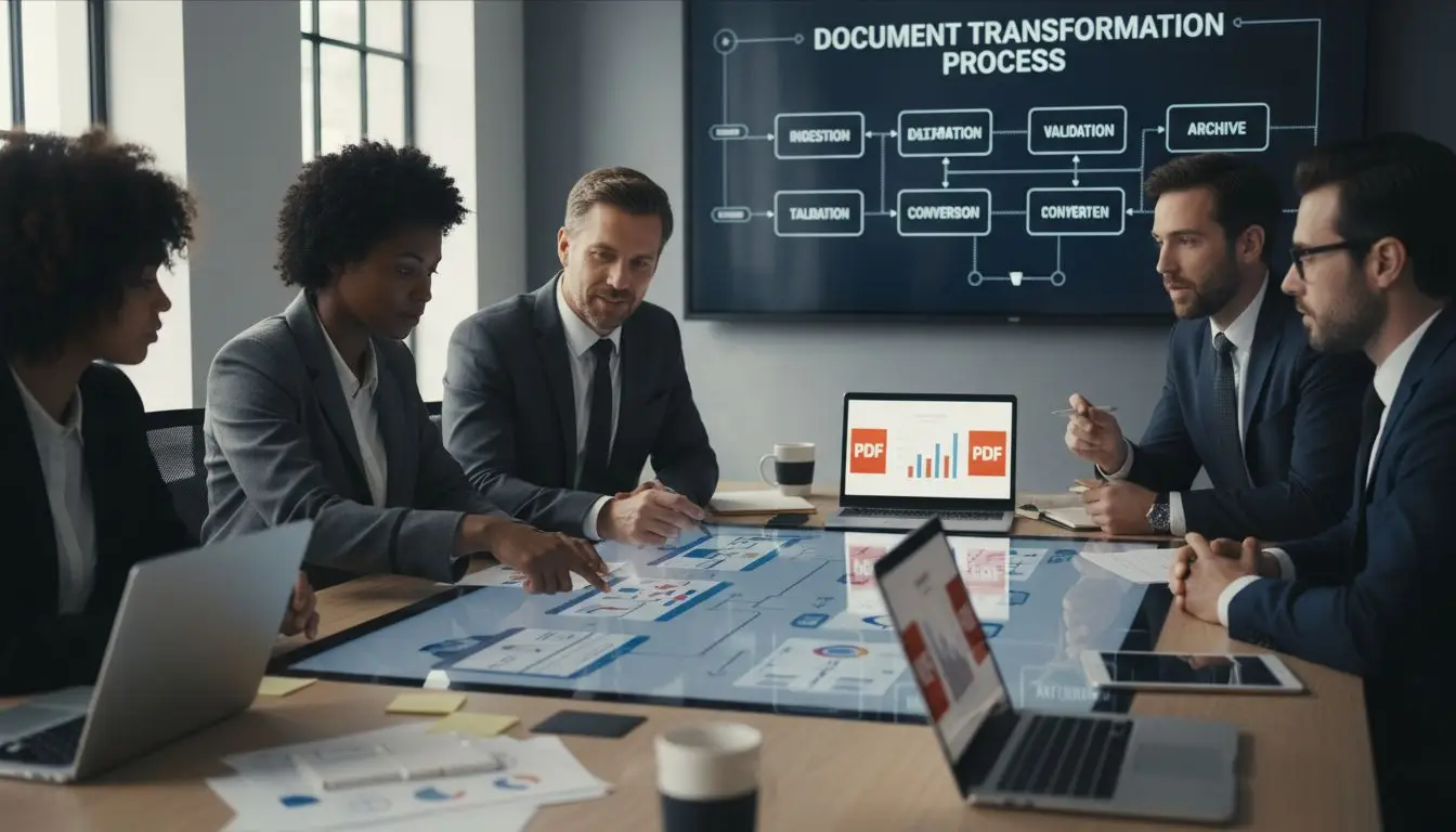 PDF conversion workflow