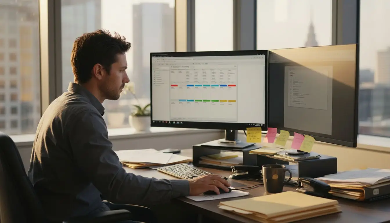 IT manager managing PDF version control
