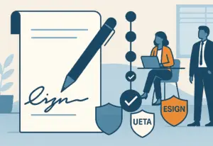 Implementing electronic signatures