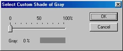 select a shade of gray to apply to the text in the pdf stamp