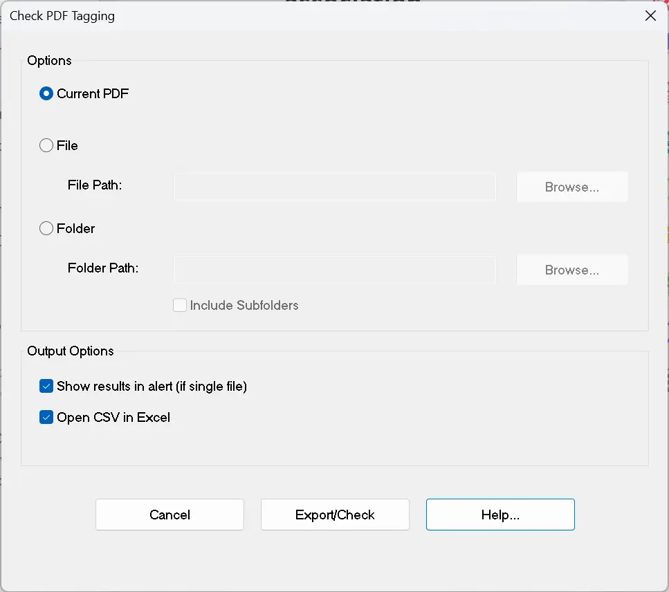 Tagging and PDF/UA checking plug-in for Adobe Acrobat